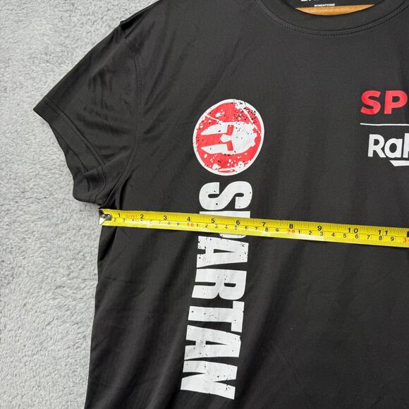 Spartan Finisher Shirt Women's 2XL Black Graphic Short Sleeve Active Athletic - Picture 6 of 10
